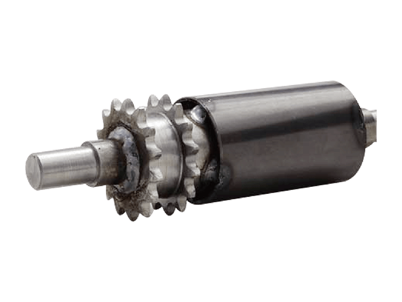 Çift sıra dişli sürücü silindiri